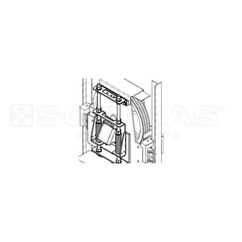 Ensemble tendeur courroie VM 1000 kg