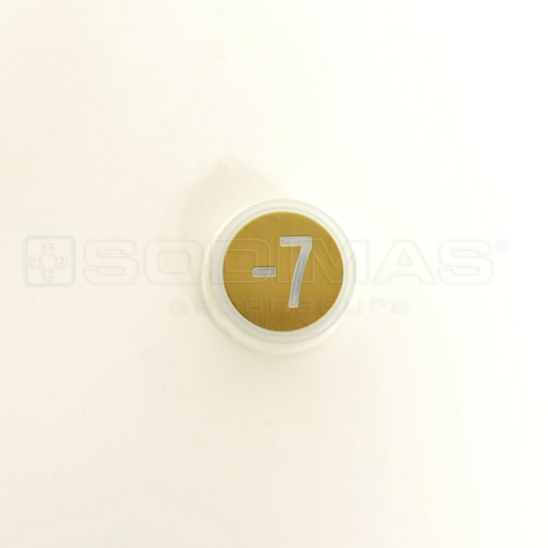 Bouton Cyntra or brossé -7