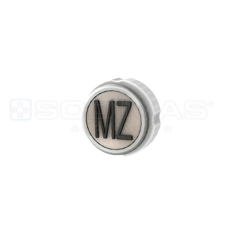 Bouton Cyntra V2 inox brossé MZ