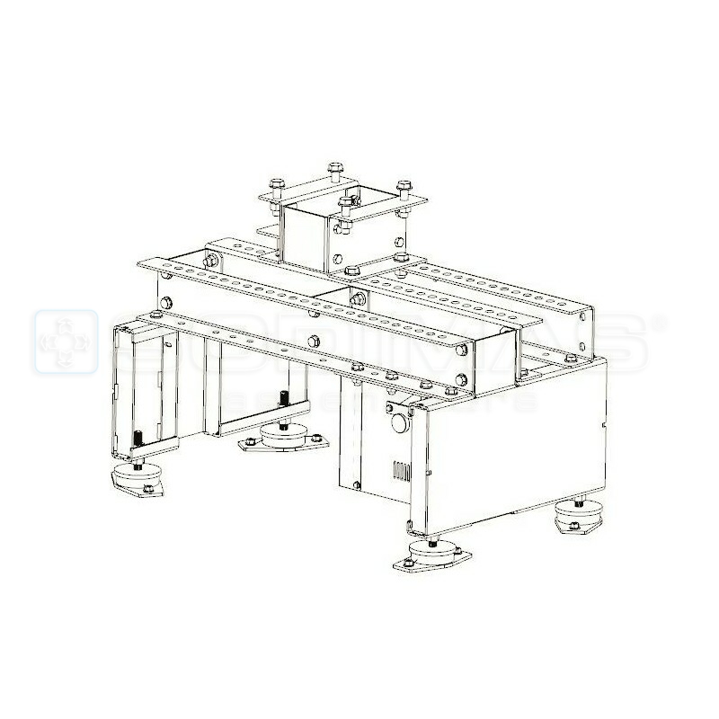 Châssis déflexion d400 réglable - TA125 D570 - EN 590 à 995 mm