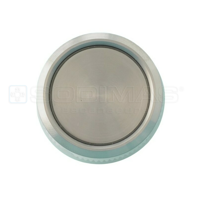 Bouton Cyntra vierge IP54 lumineux bleu 1 contact 1 connecteur