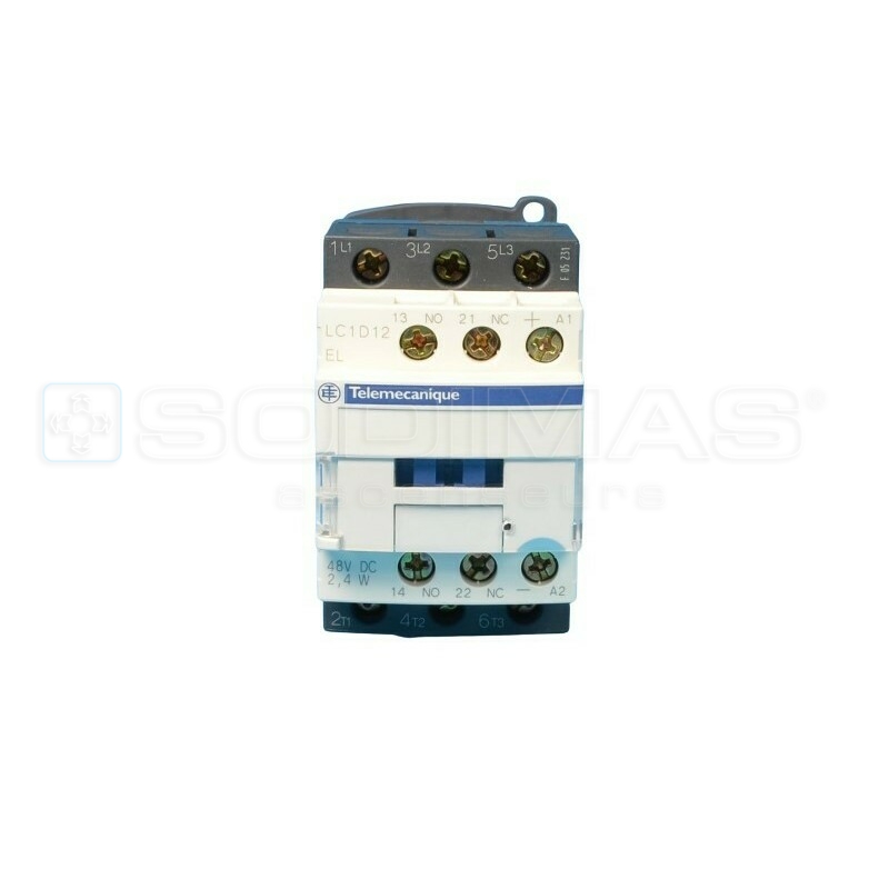 Contacteur 12 A - 1F+1O - 48 V - BC LPL LC1D12EL