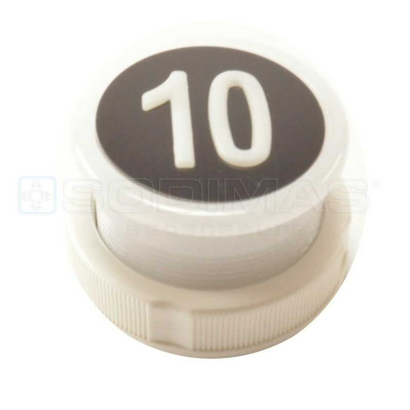 Bouton Cyntra V2 noir brossé 10