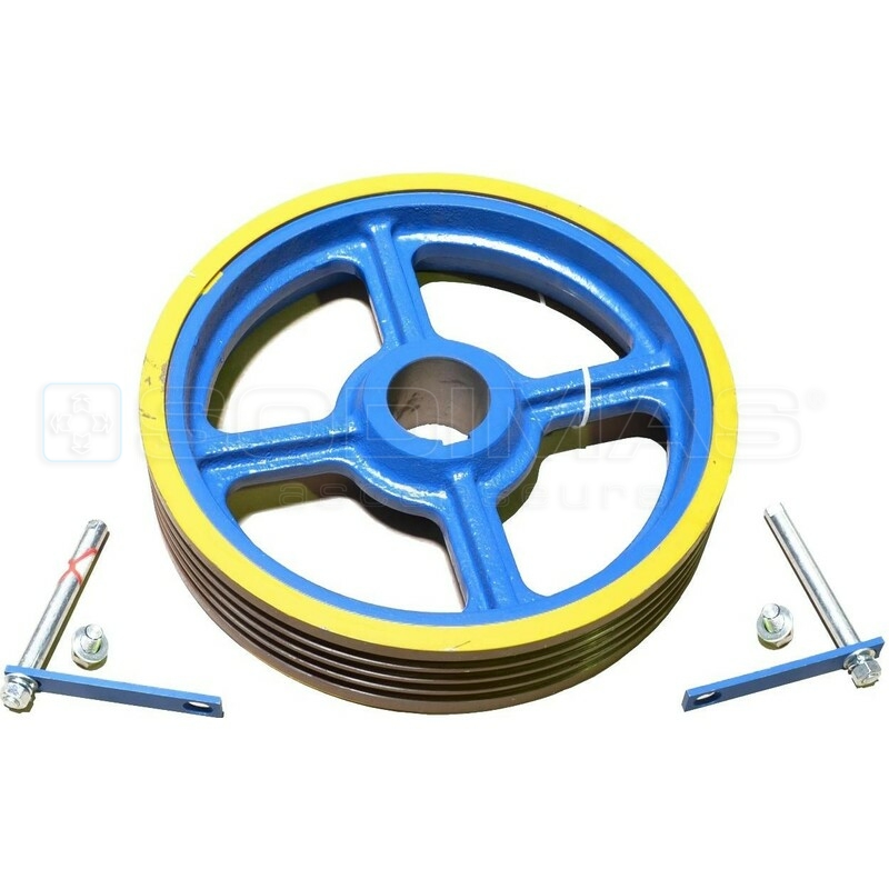 Poulie TA140 - Ø 520 mm - 4x8/11 - pas de 16 mm - V 35°
