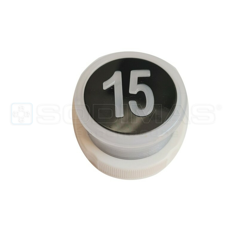 Bouton Cyntra noir 15