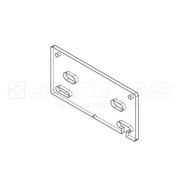 Attaches de guides PLAT VMBe 1600-2000 kg