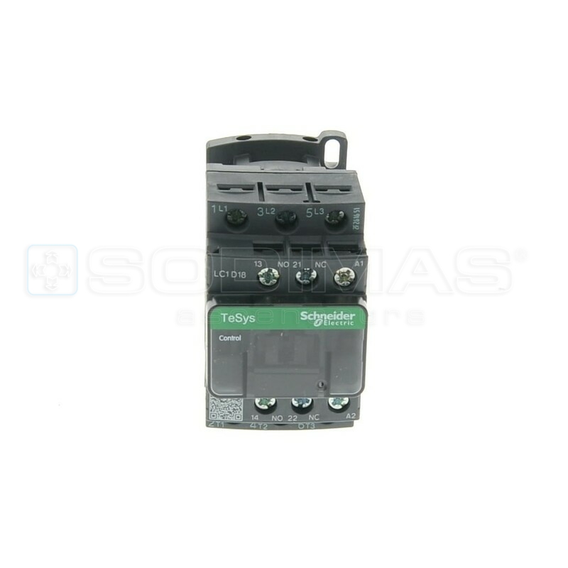 Contacteur tri 18 A - 1F + 1O - bobine 115 Vac ( LC1D18FE7 )
