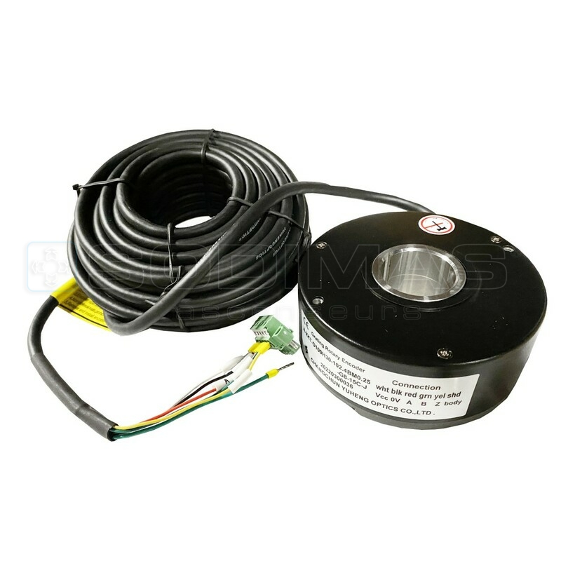 Codeur incrémental TA/ TS 8-15 Vcc - câble 10 m