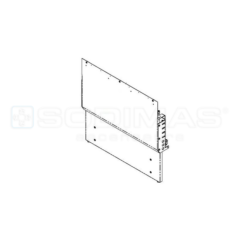 Ensemble tôle garde pied rétractable PL 550
