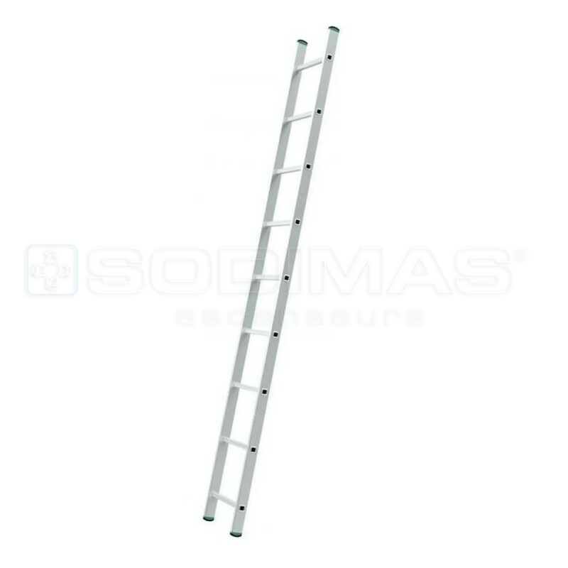 Echelle fixe aluminium H= 2.811 m -L=386 mm