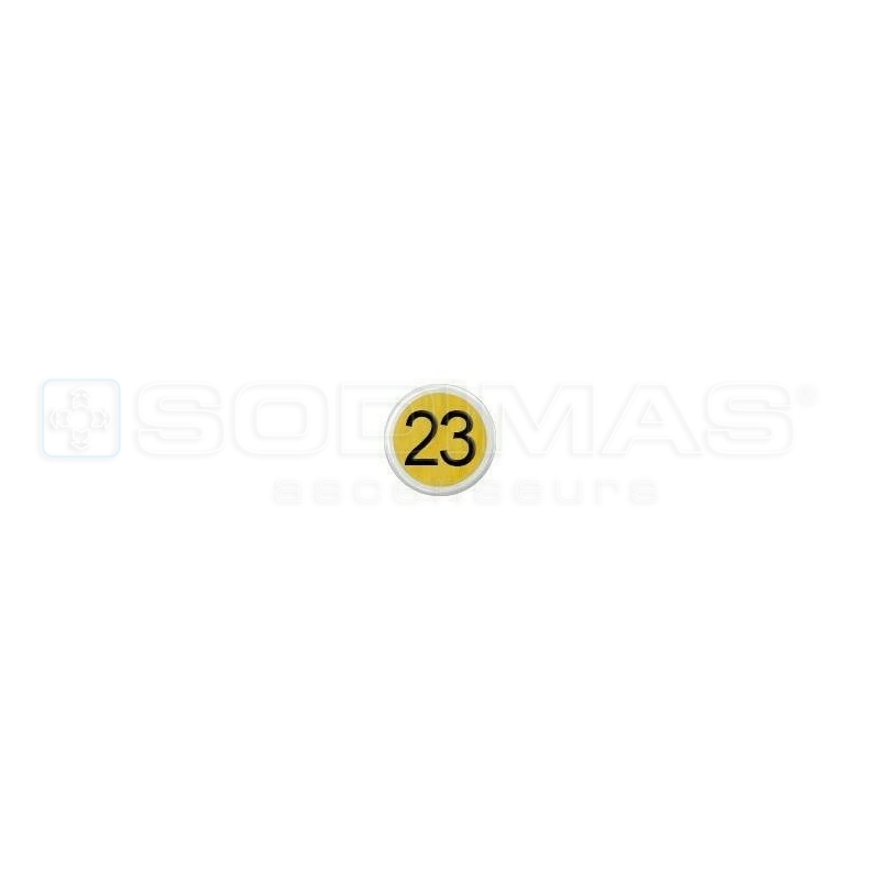 Bouton Cyntra V2 or brossé 23
