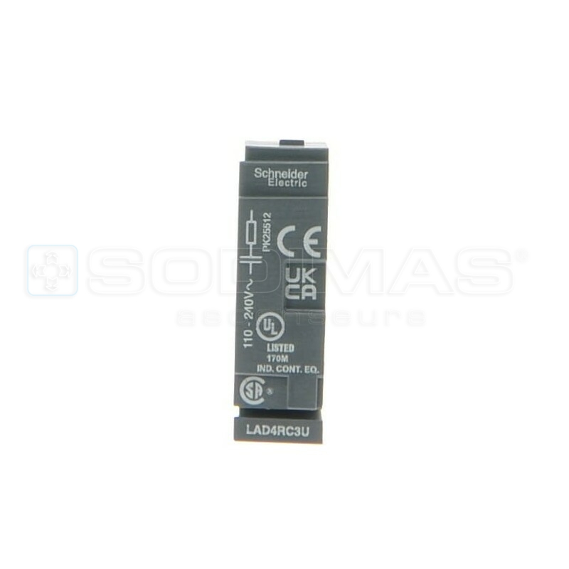 Bloc antiparasite > 38 A RC 110-240 V - LAD4RC3U