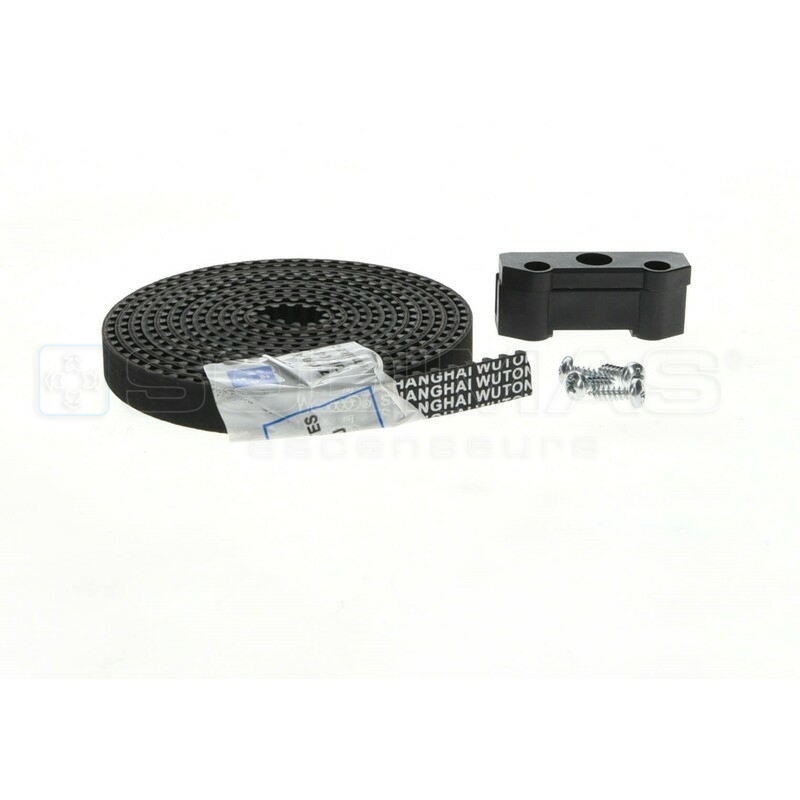 Courroie avec attache portes cabines ouverture centrale - 2 Vtx - PL 800 - SD20