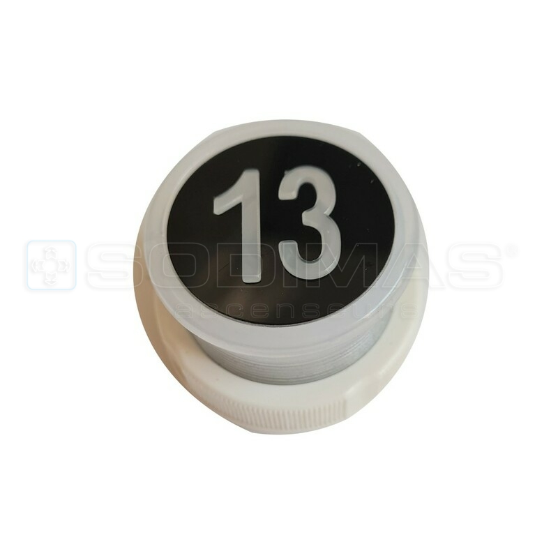 Bouton Cyntra noir 13