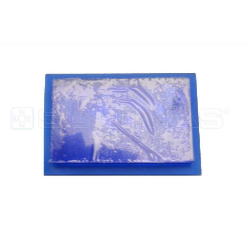 VITRE PLASTIQUE BLEU 3mm AFFICHEUR 2p PLAN 16-02-432D