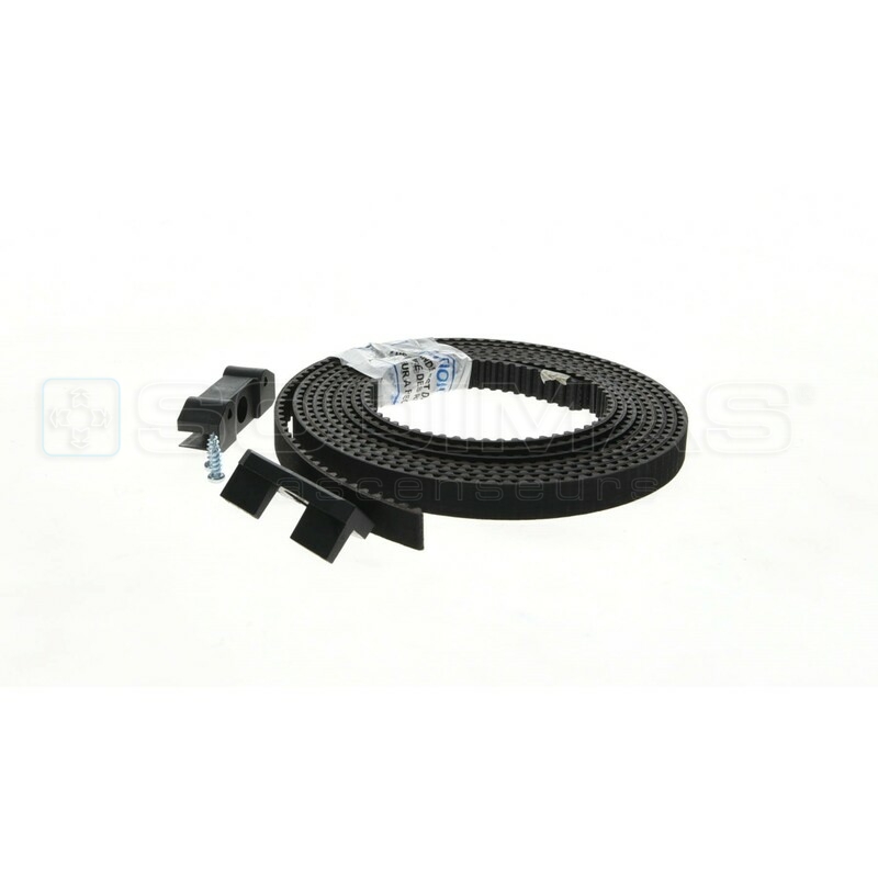 Courroie avec attache portes cabines ouverture latérale - 2 Vtx - PL 1100 - lg 2690 - SD20