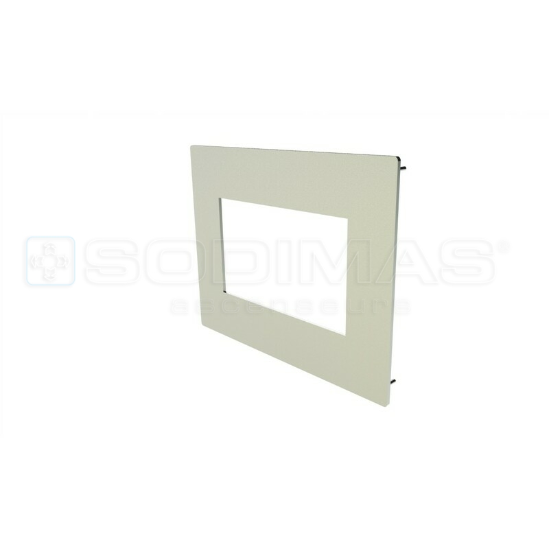 Plastron afficheur 7 pouces SAF fixation par goujons 230x180