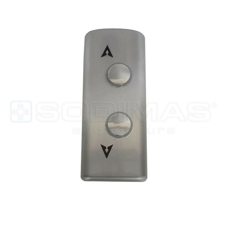 Boitier applique 83 x 203 x 20 mm Synia montée et descente, bouton Angel