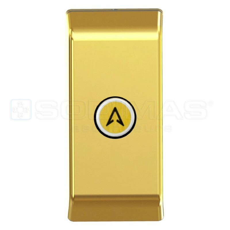 Boitier applique or miroir , bouton Cyntra v2 or, descente + buzzer
