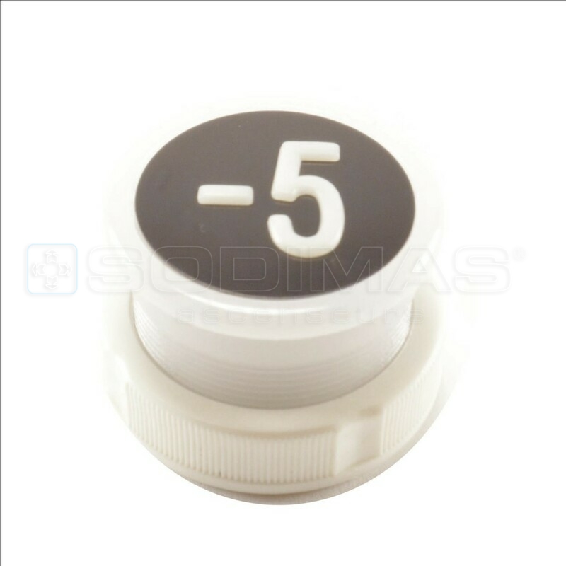 Bouton Cyntra V2 noir brossé -5