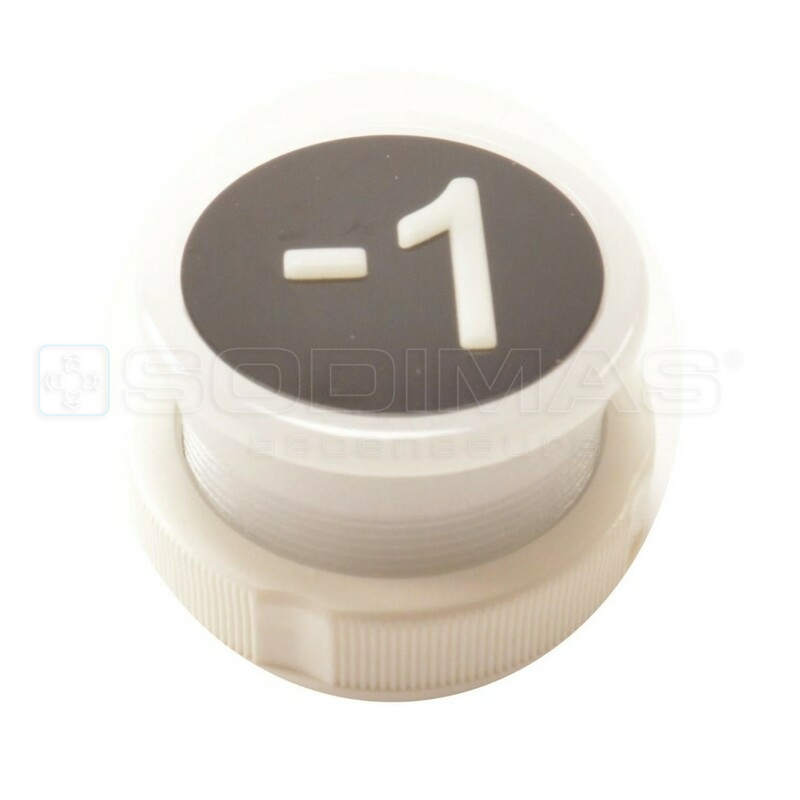 Bouton Cyntra V2 noir brossé -1