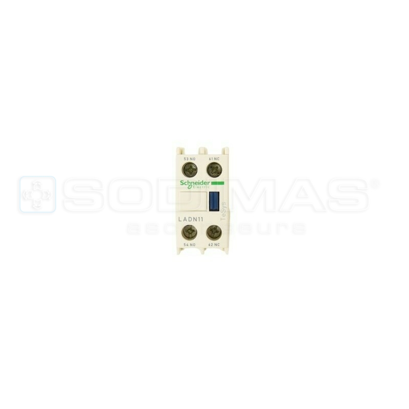 Contact auxiliaire 1F + 1O frontral - ( LADN11 )