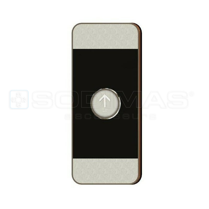 Boite palière Black Pad 1 bouton flèche montée