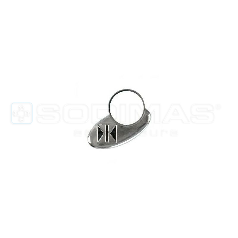 Collerette Virgule Fermeture chrome
