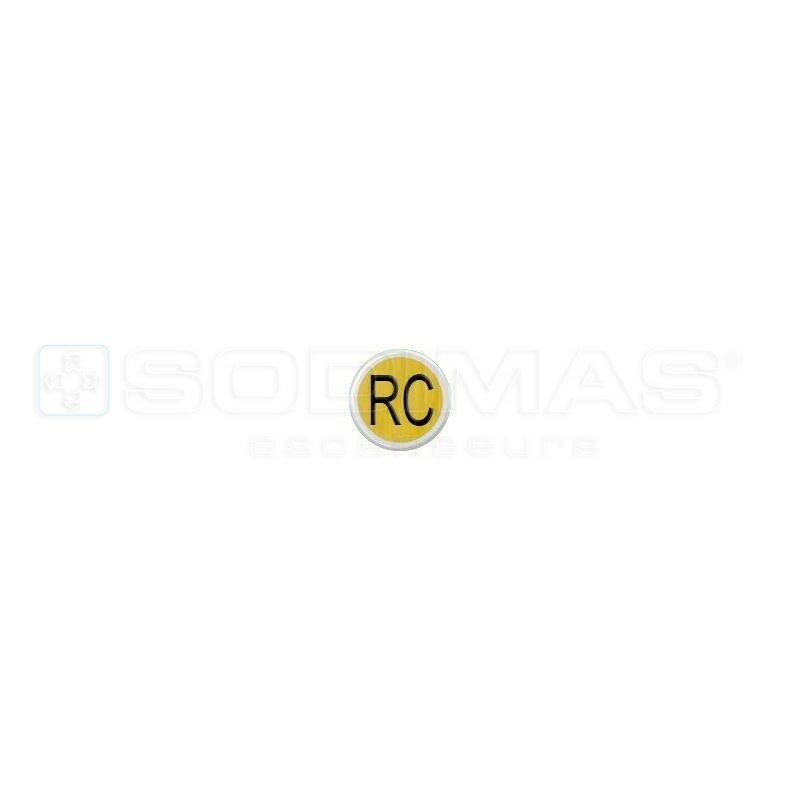 Bouton Cyntra V2 or brossé RC