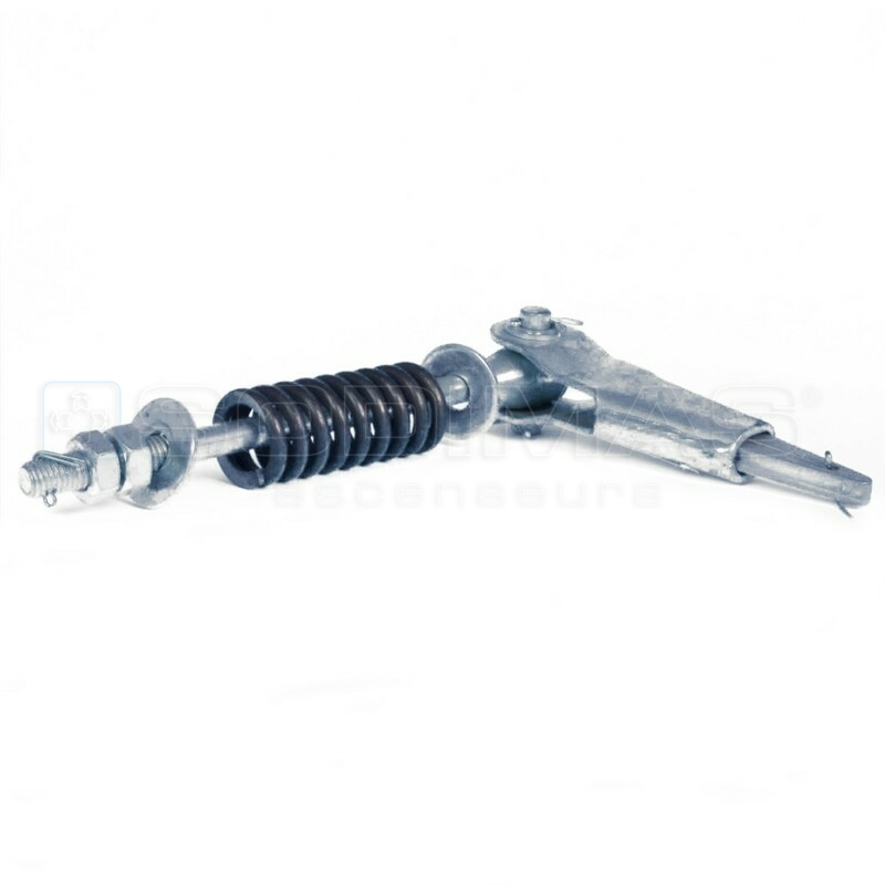 Attache-câble à coin Ø 5 à 7mm. type 538 avec ressort