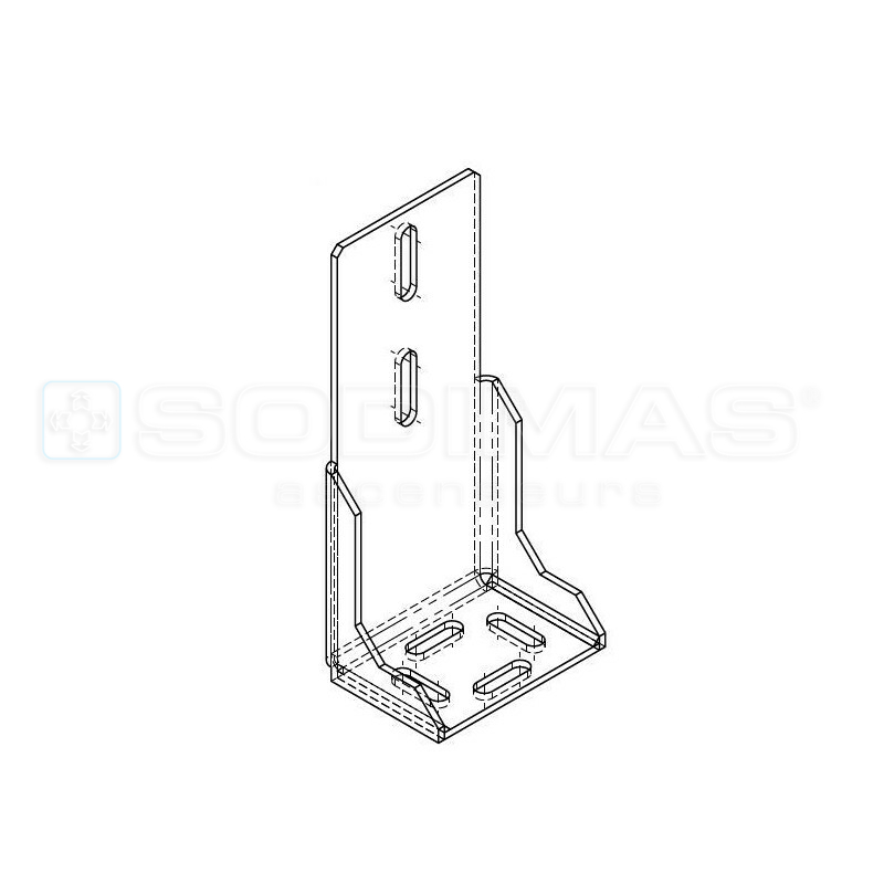 Attaches de guides L T2 - 200 à 230 VMBe 1600-2000 kg