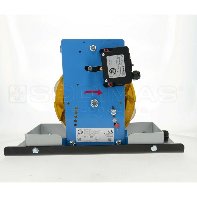 Limiteur de vitesse R5SP - Simple sens - Ø 200 mm - 1 sens de prise droite - Embase longue 420 x 155 mm (lxL) - vitesse de prise 0,80 m/s