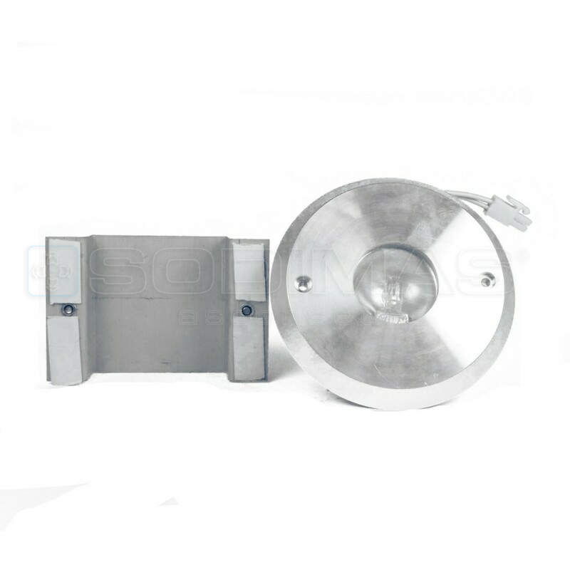 Spot complet halogène anti-vandale ampoule halogène fournie 20 W -12 vvc - G4