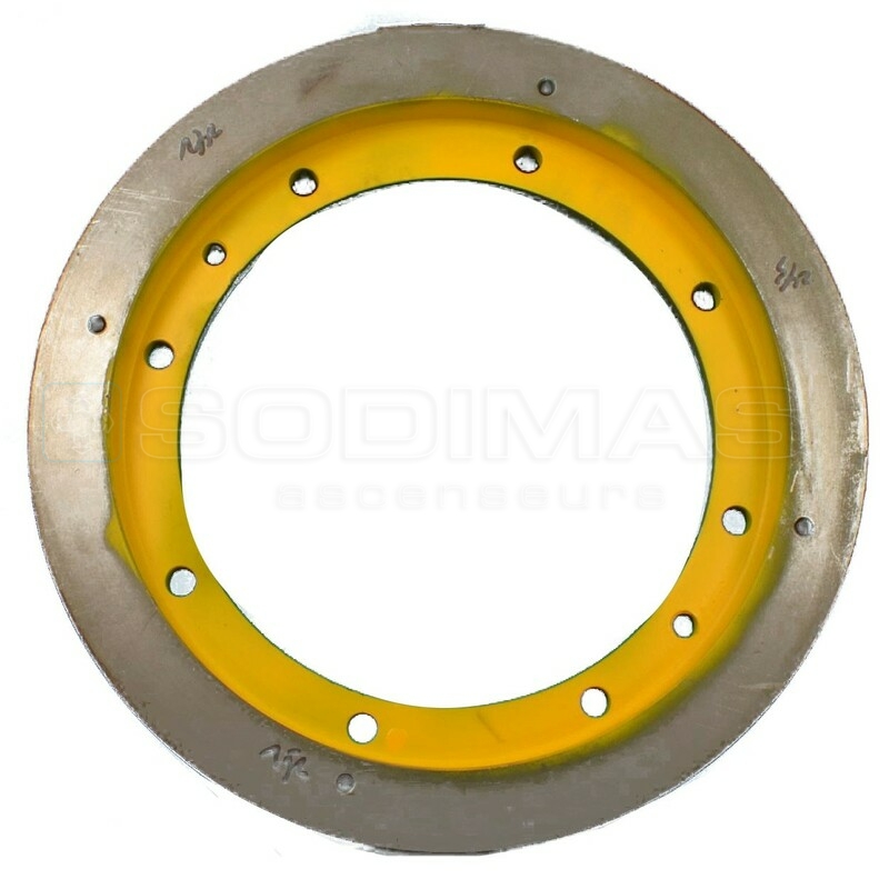 Poulie GT240/GTW7A - Ø 330 mm - 4x8/10 - pas de 16 mm - V 35°