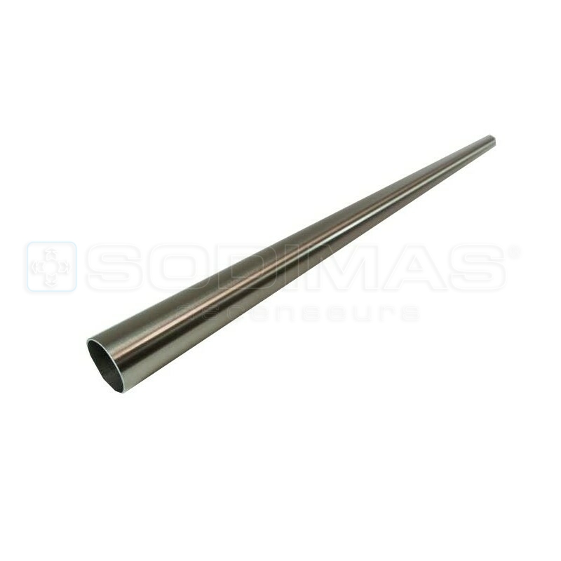 Tube de main courante aluminium aspect inox Longueur : 1 m