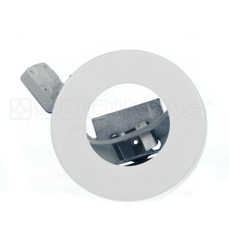 Support spot GU 5,3 Ø 60 mm - couleur blanche