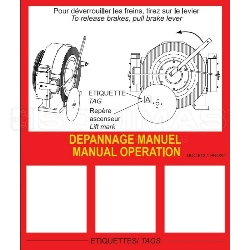 Étiquette dépannage GT300