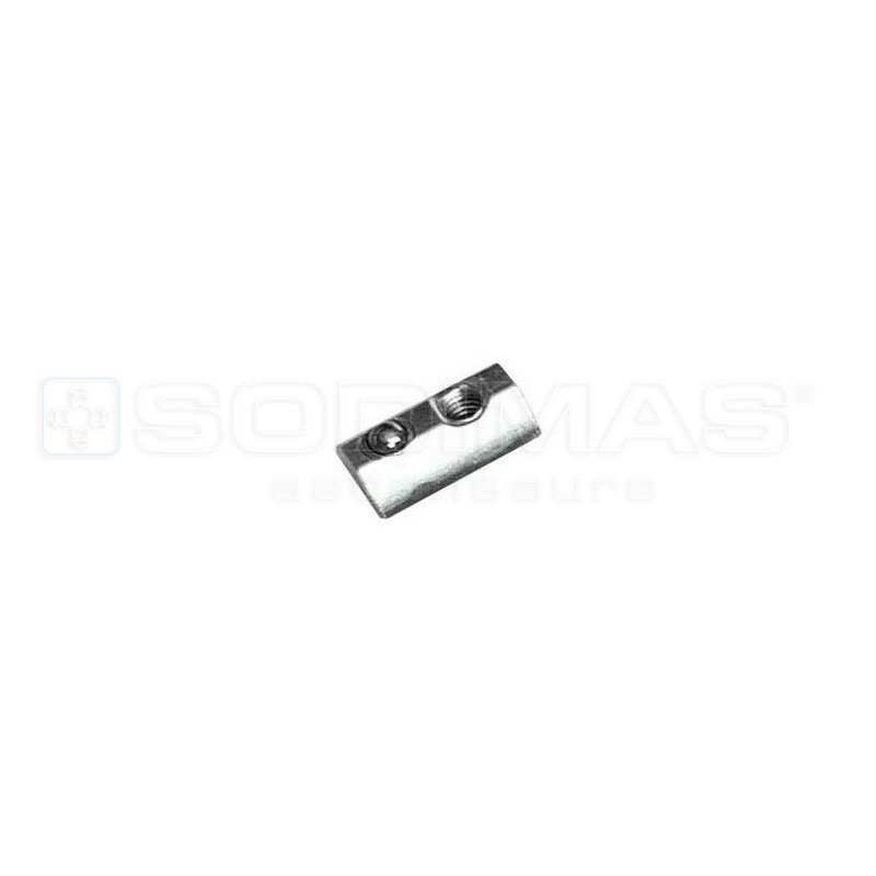 Coulisseau ressort M6 pour rail alu