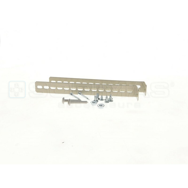 Ensemble support Tôle garde pied palière SD20 ouverture télescopique et centrale
