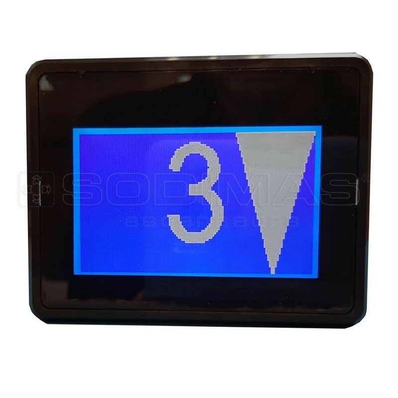 Afficheur LCD couleur bleu 3/3.5 pouces SAF