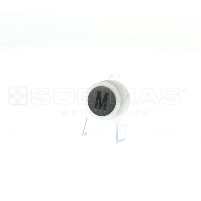 Bouton Cyntra V2 inox brossé M