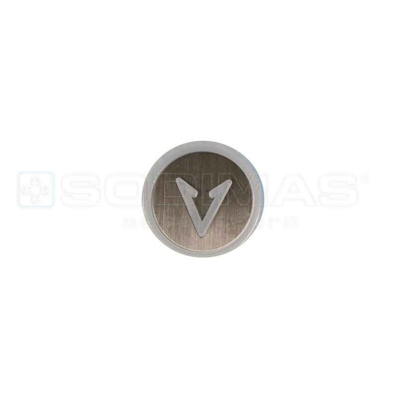 Bouton Cyntra descente lumineux bleu Duplex