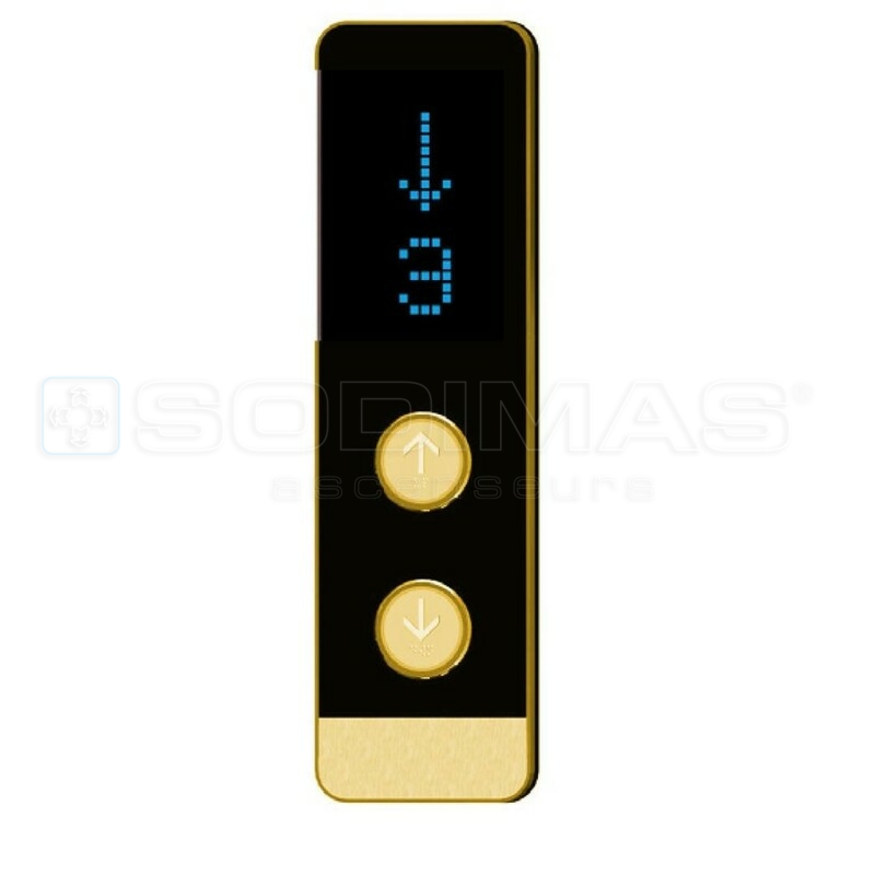 Boite palière Black Pad gold 2 boutons montée/descente + aff