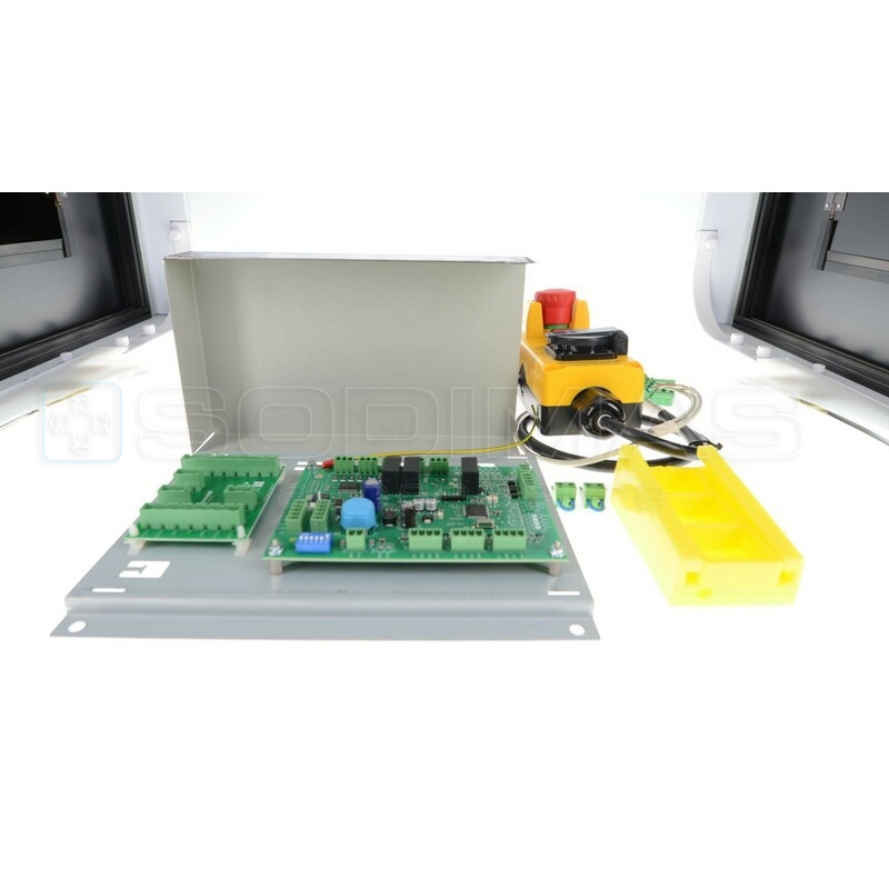 Boitier stop /prise cuvette + carte CAN + câble tendeur - Qi touch