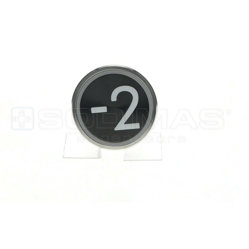 Bouton Cyntra XL V2 noir brossé -2
