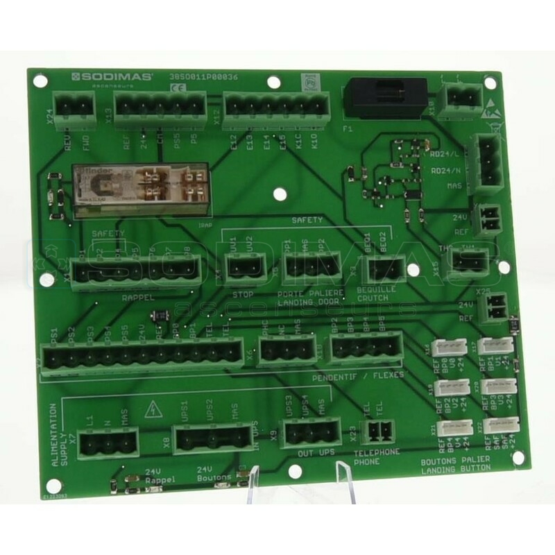 Carte raccordement armoire puissance Sweetlift Version 1.0 et Version 1.5