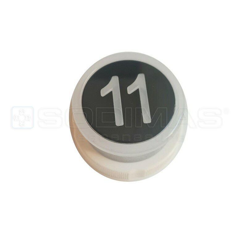 Bouton Cyntra noir 11
