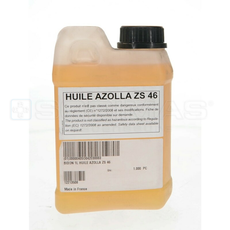 Bidon 1 litre d'huile AZOLLA ZS 46