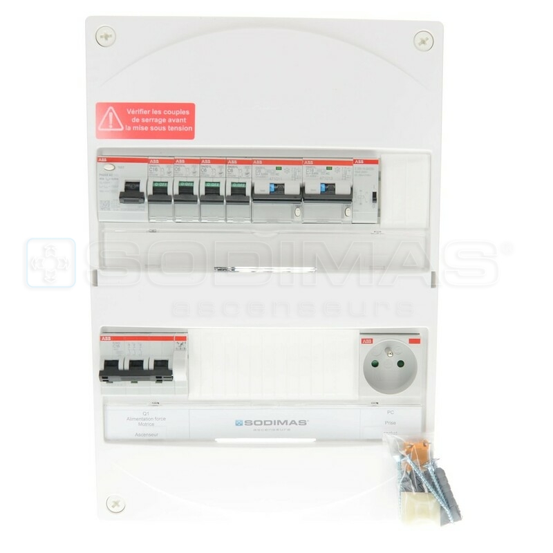 Tableau DTU 16 A - 10 kA ABB QItouch (avec protection UPS)
