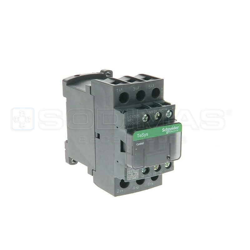 Contacteur 25 A - 1F + 1O - 230 V - BC LC1D25MD